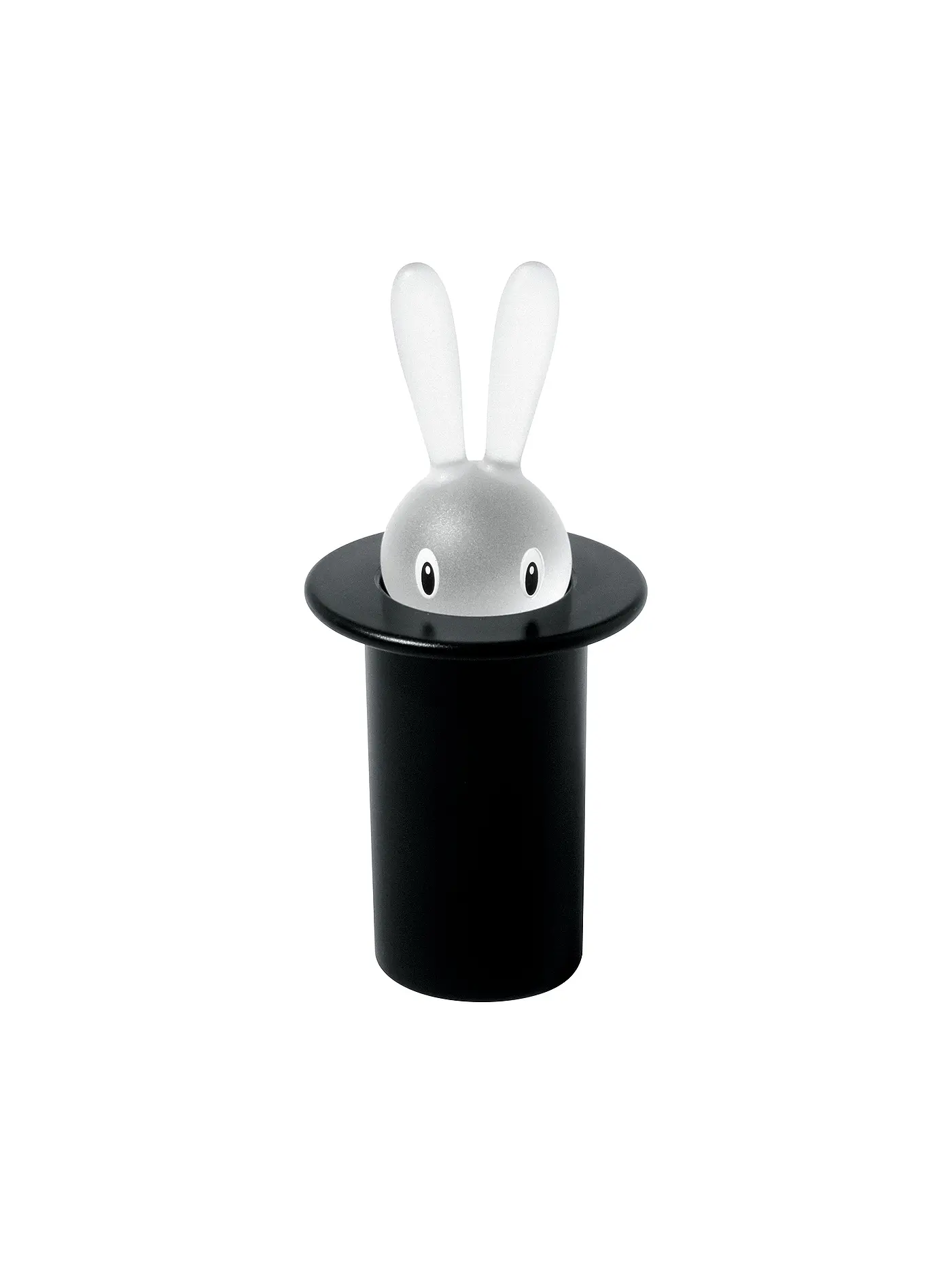 ALESSI | Zahnstocherbehälter Magic Bunny 7,5cm Schwarz | 